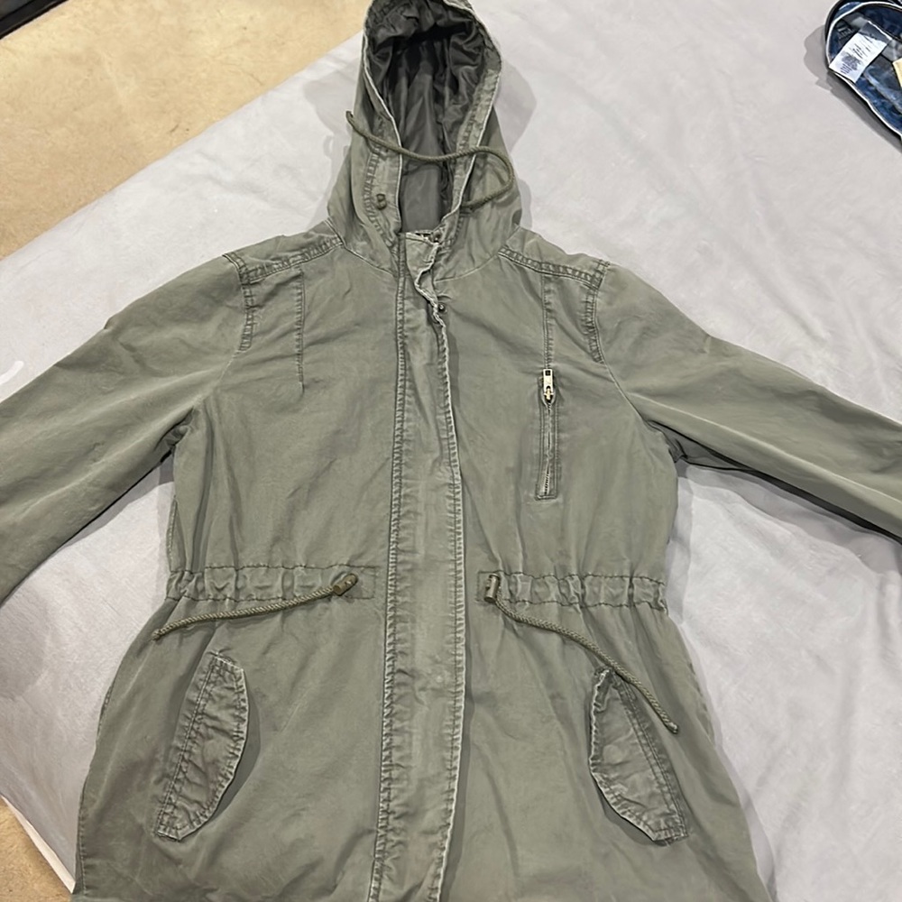 army green jacket